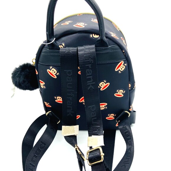 Paul Frank Mini Backpack Black 2024 Julius Monkey NEW w/ Tags NWT - Picture 4 of 16